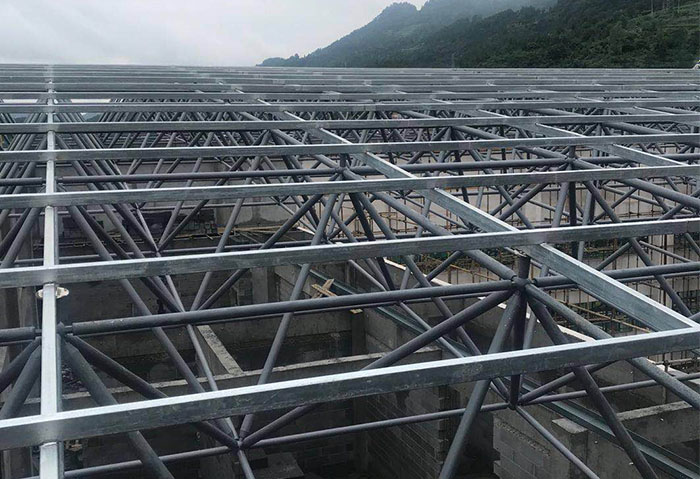 商洛学校艺体楼网架
